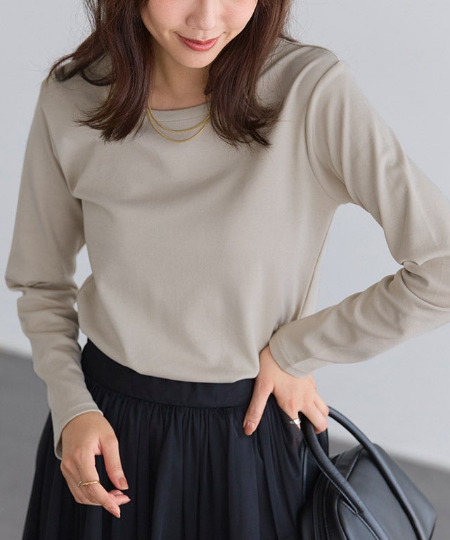 162cm / グレージュ / 長袖 / M