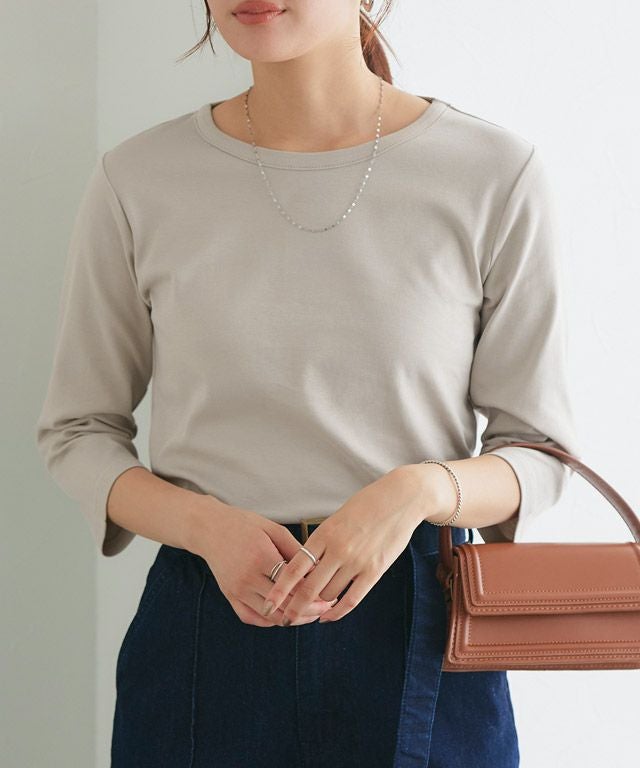 166cm / グレージュ / 七分袖 / M