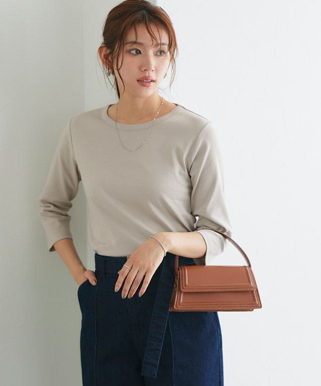 166cm / グレージュ / 七分袖 / M