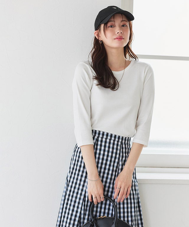 167cm / オフホワイト / 七分袖 / M