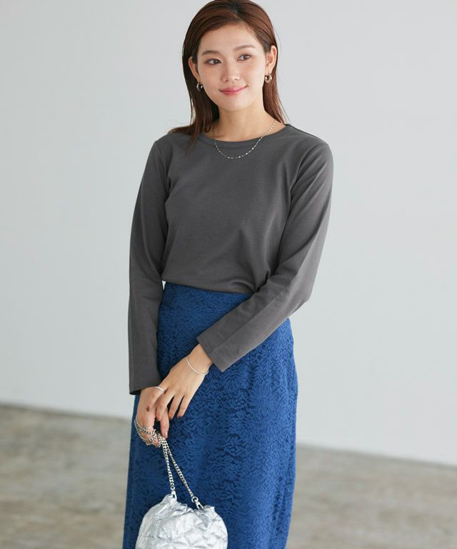 166cm / チャコール / 長袖 / M