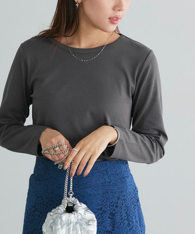 166cm / チャコール / 長袖 / M