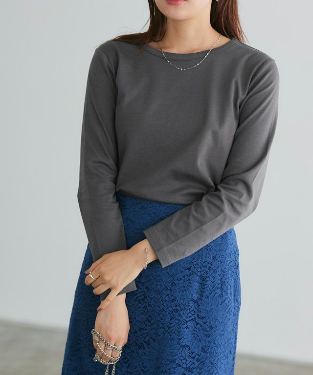 166cm / チャコール / 長袖 / M