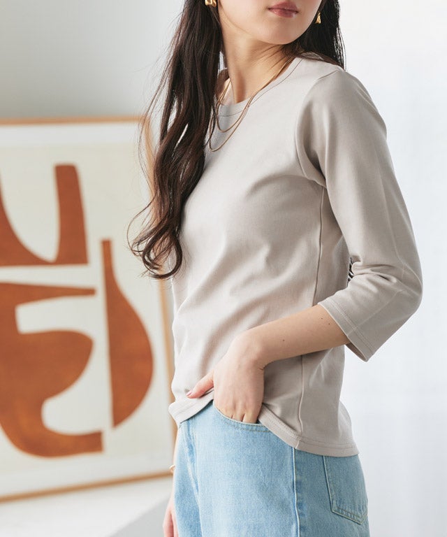 160cm / グレージュ / 七分袖 / M