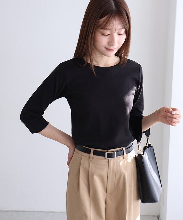 163cm / ブラック / 七分袖 / M