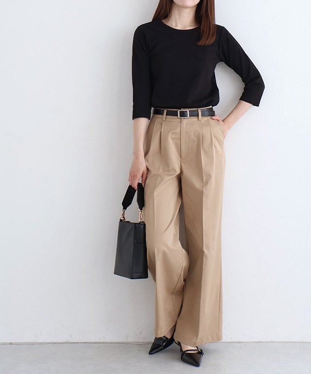 163cm / ブラック / 七分袖 / M