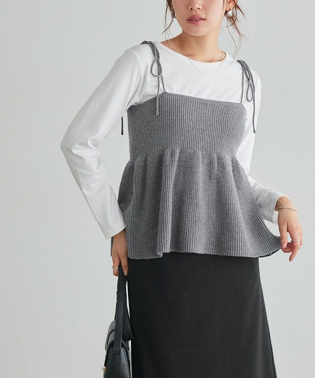 ペプラムニットビスチェ【Pierrot】 | 【公式】Pierrot（ピエロ