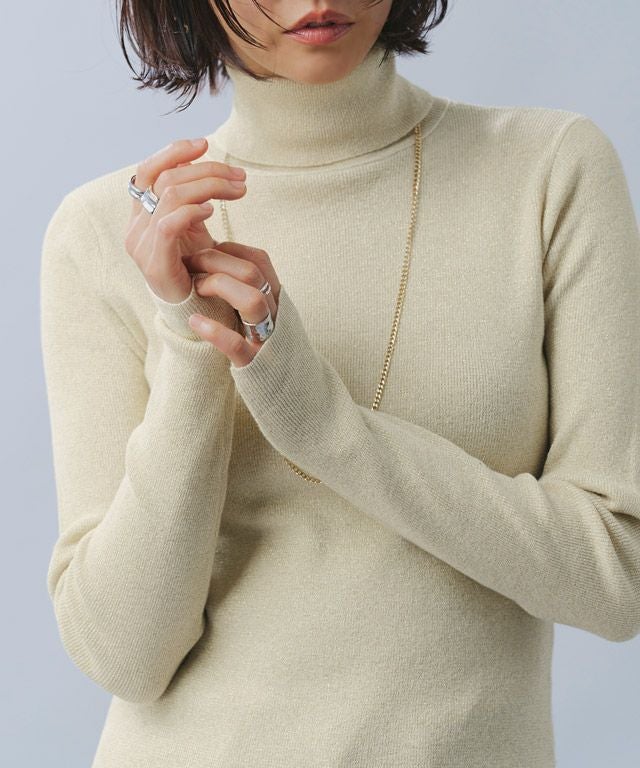 RASW]ラメリブタートルネックニット | 【公式】Pierrot（ピエロ