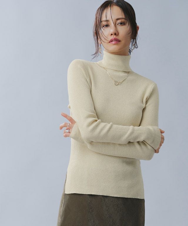 RASW]ラメリブタートルネックニット | 【公式】Pierrot（ピエロ