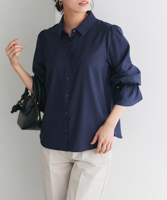 キャンディスリーブシャツ