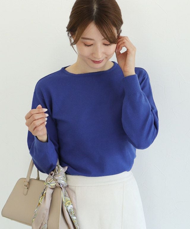 洗えるふんわりカシミヤタッチニット【Pierrot】◇送料無料【スピード