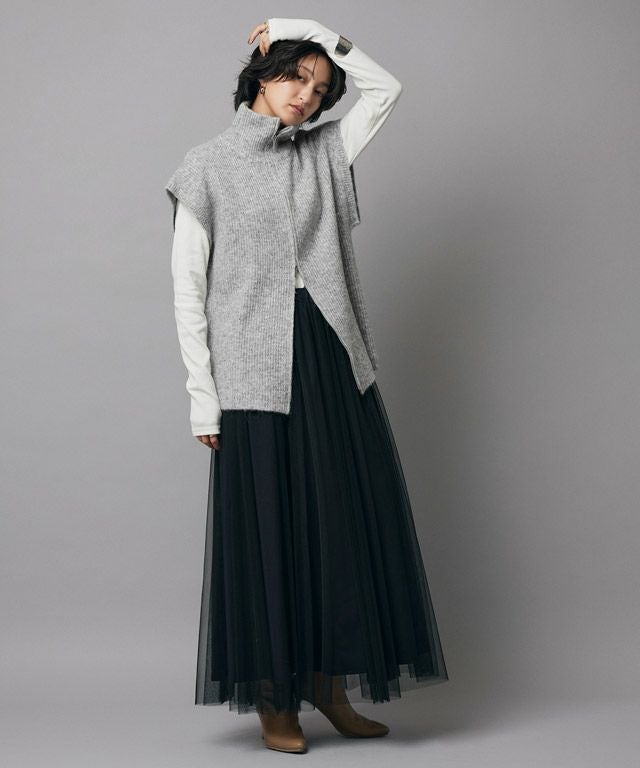 RASW]ダブルジップハイネックニットベスト【スピード配送】 | 【公式