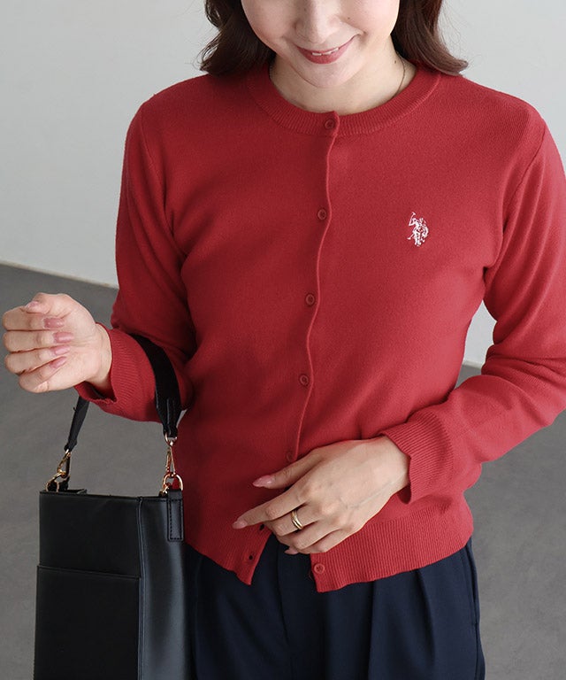 163cm / レッド×アイボリー / M