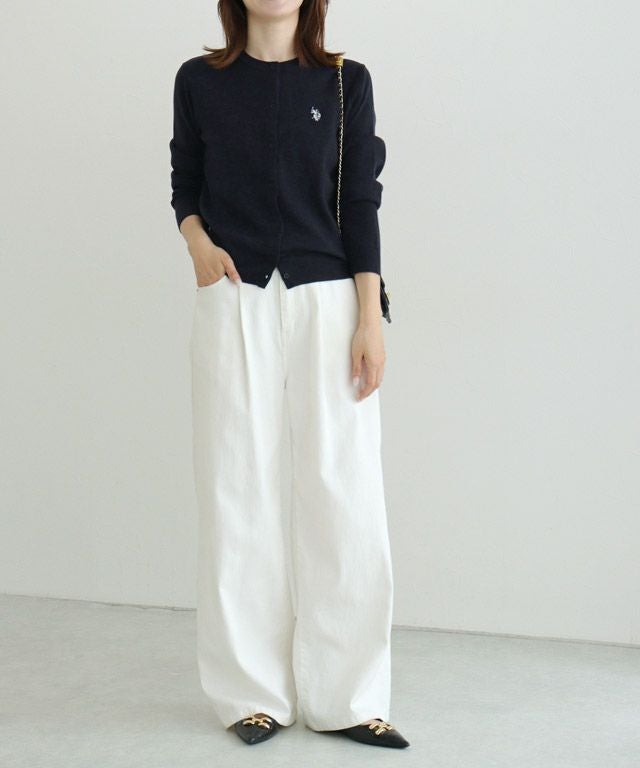 163cm / ネイビー×オフホワイト / M