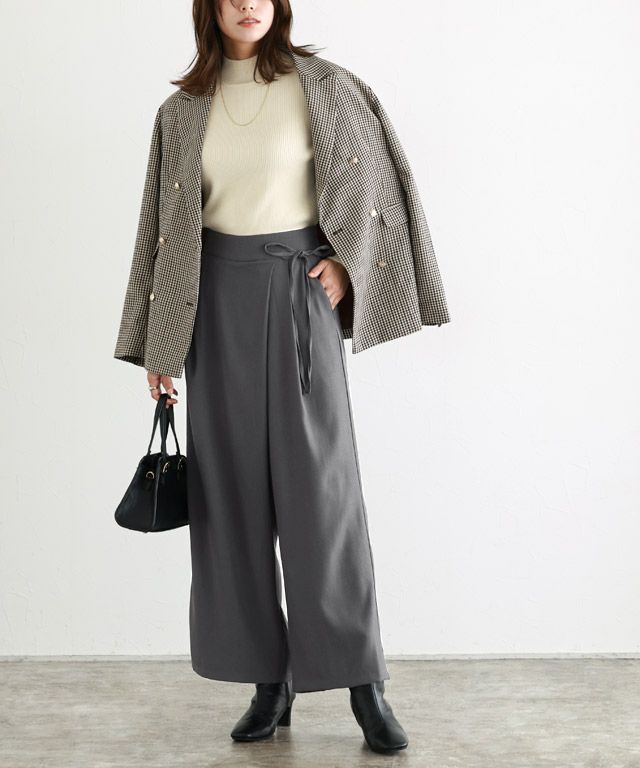 ラップワイドパンツ | 【公式】Pierrot（ピエロ）レディース