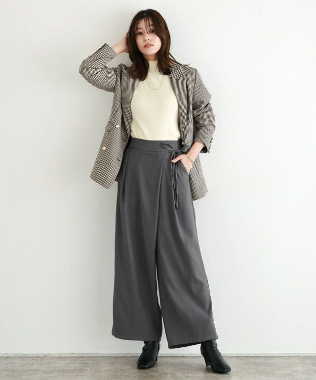 ラップワイドパンツ | 【公式】Pierrot（ピエロ）レディース