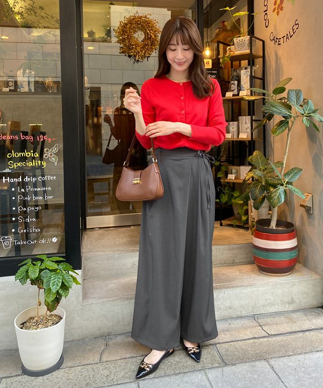 ラップワイドパンツ | 【公式】Pierrot（ピエロ）レディース