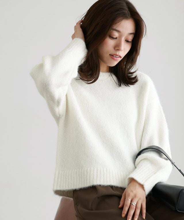 ネックが選べるクロップドニット | 【公式】Pierrot（ピエロ