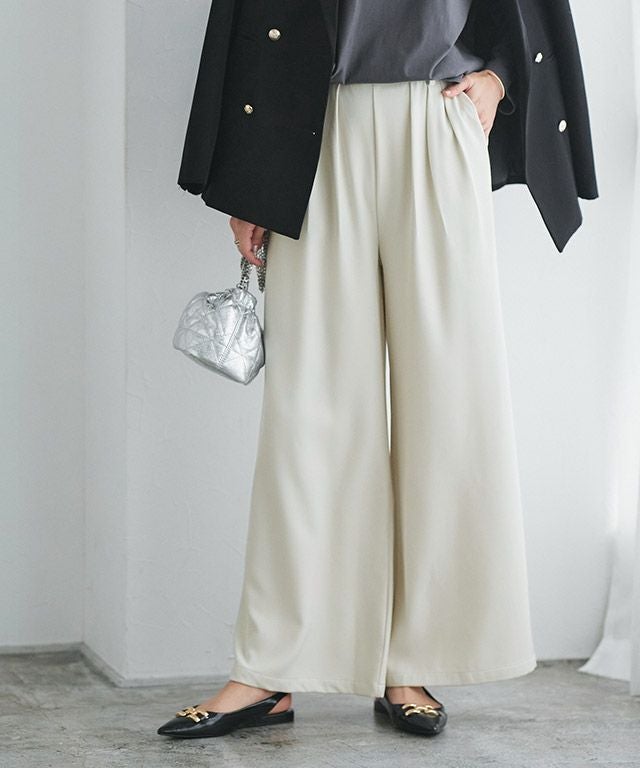 細見えタックワイドパンツ | 【公式】Pierrot（ピエロ）レディース