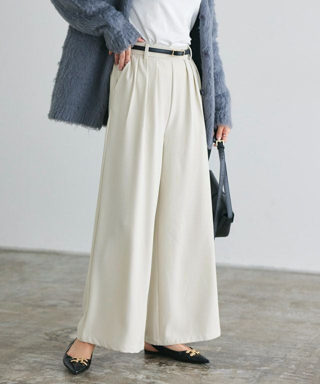 細見えタックワイドパンツ | 【公式】Pierrot（ピエロ）レディース