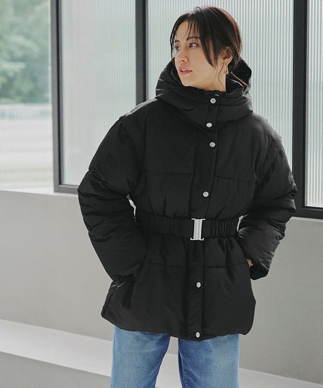 RASW]ウエストベルトファイバーダウンコート ◇ 送料無料【スピード