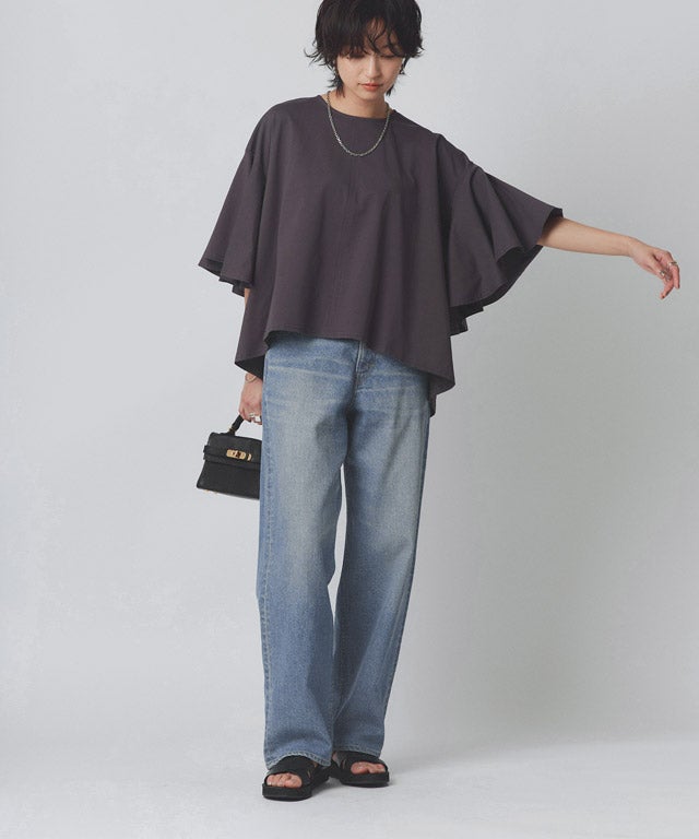 166cm / サックス / M