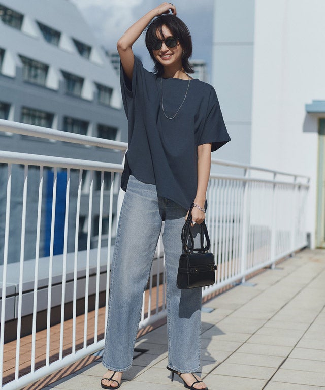 166cm / サックス / M