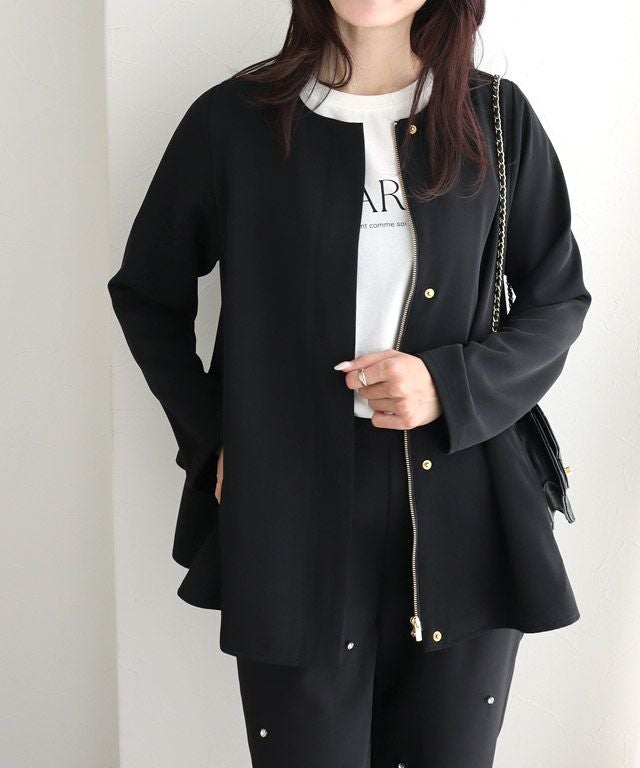 バックフレアブルゾンセットアップ【スピード配送】 ◇送料無料