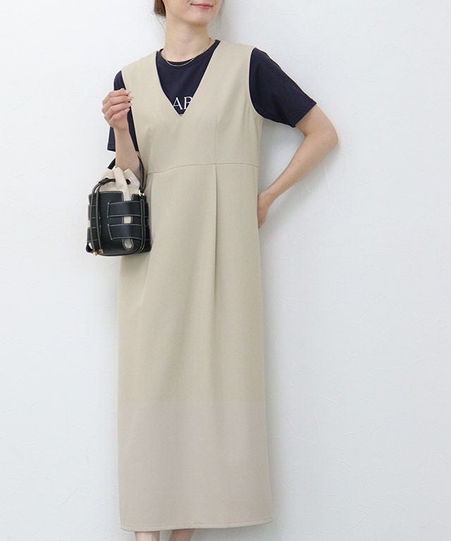 163cm / 無地 /ライトグレージュ / M