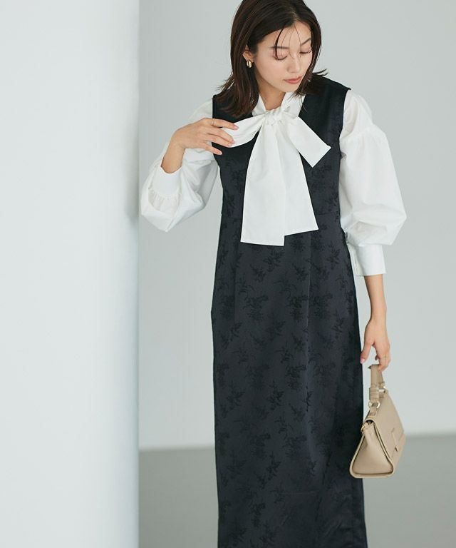 167cm / ジャカード/ブラック / M