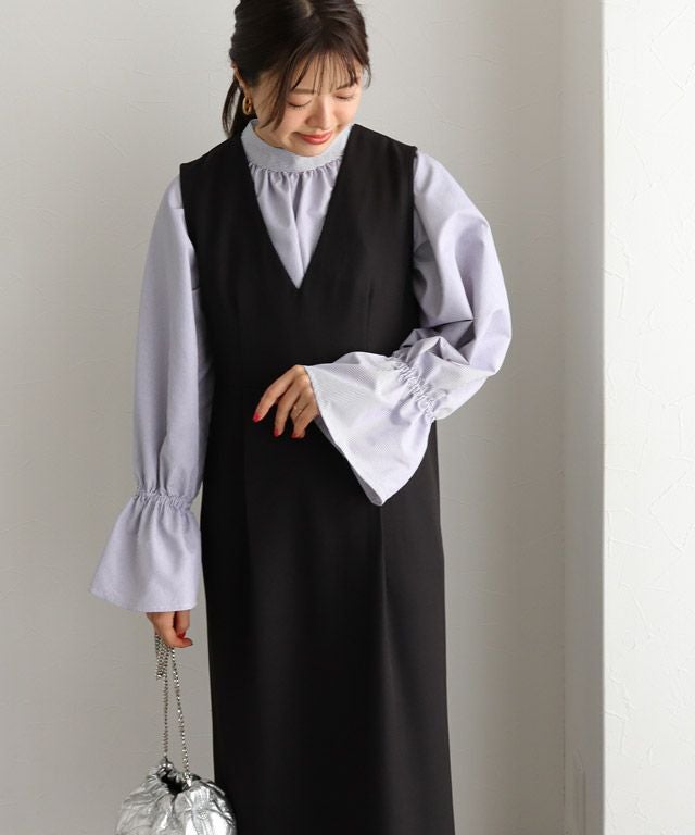 キャンディースリーブギャザーブラウス【Pierrot】【スピード キャンディースリーブギャザーブラウス【Pierrot】【スピード