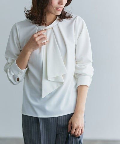 メタルバータイデザインTブラウス