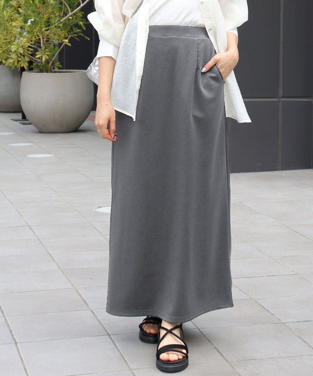 アウトレットSALE！】スーパーストレッチIラインスカート 【Pierrot