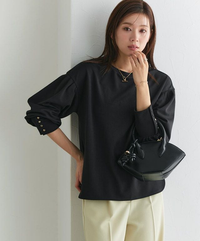 166cm / ブラック / ゴールドボタン / M