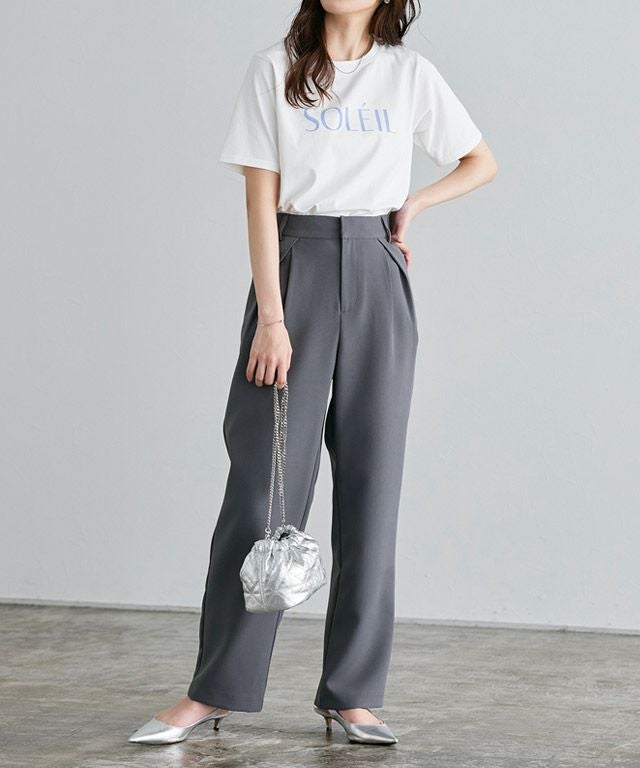 163cm / B / オフホワイト×ラベンダーブルー / M