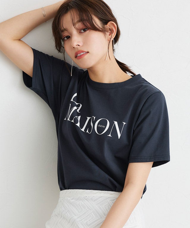 167cm / D / ネイビー×オフホワイト / M