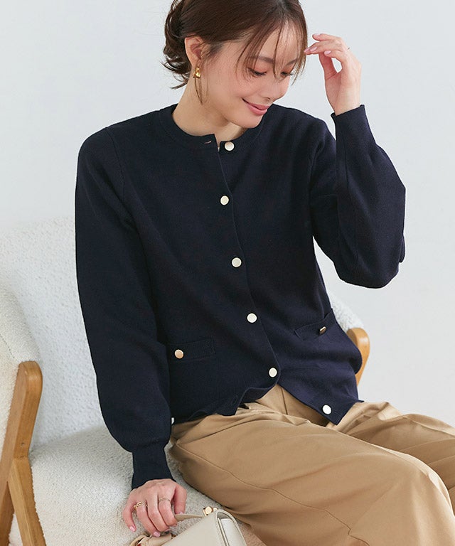 167cm / ゴールド / ダークネイビー / M