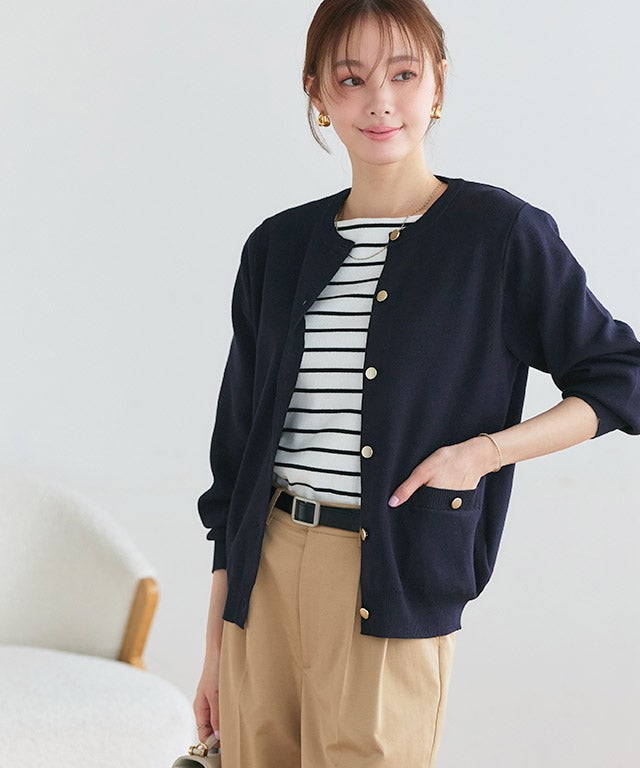 167cm / ゴールド / ダークネイビー / M