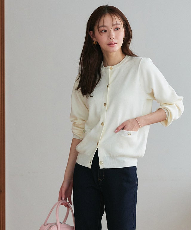 167cm / ゴールド / オフホワイト / M