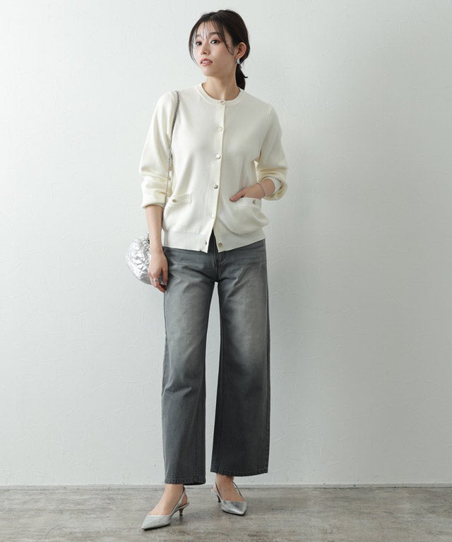 167cm / ゴールド / オフホワイト / M