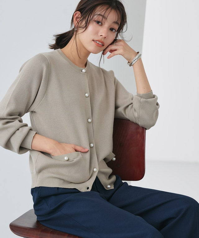 167cm / パール / グレージュ / M