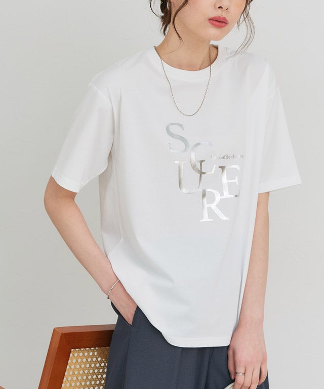 167cm / D / オフホワイト×シルバー / M