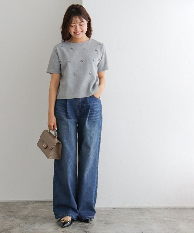 157cm / 杢グレー / M