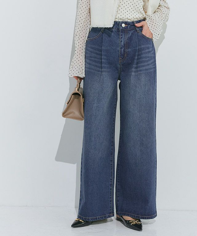 タックワイドデニム | 【公式】Pierrot（ピエロ）レディース