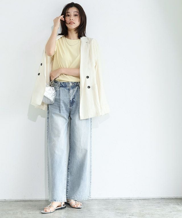 167cm / サックス / M