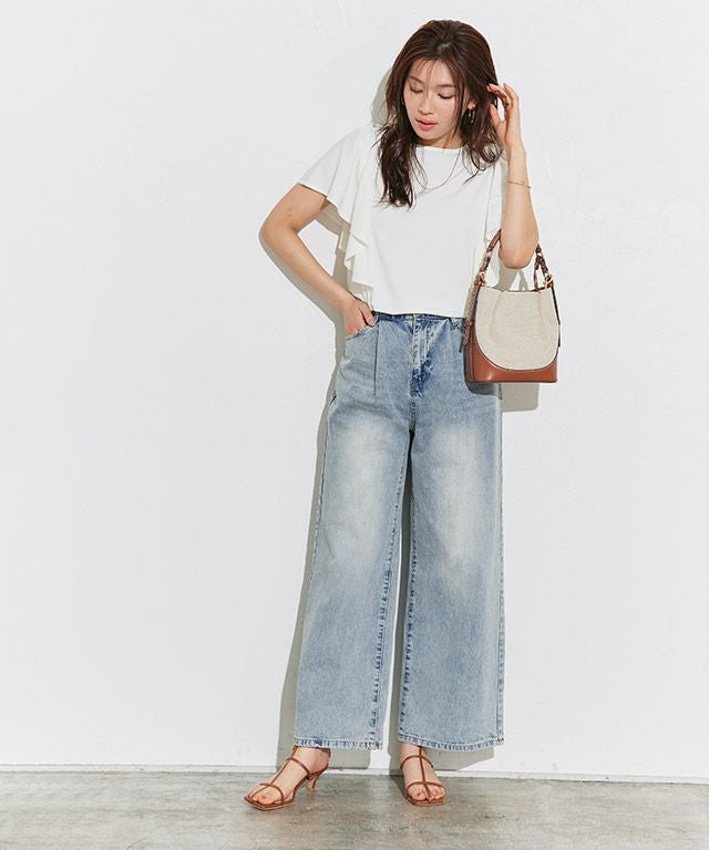 タックワイドデニム | 【公式】Pierrot（ピエロ）レディース