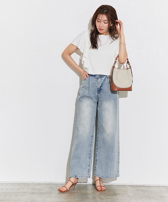 166cm / サックス / M
