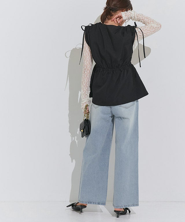 167cm / サックス / M