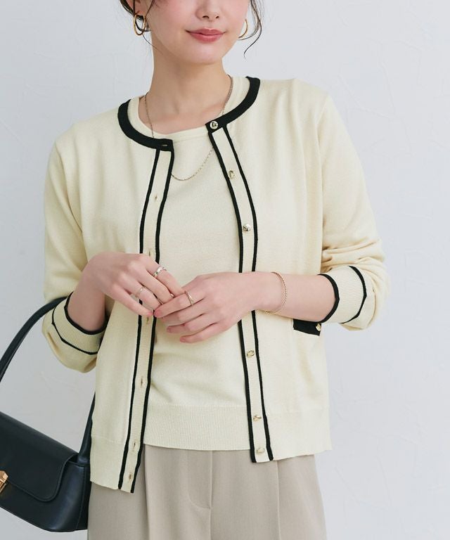 167cm / アイボリー×ブラック / M