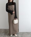 ボックスシルエットキャミワンピース